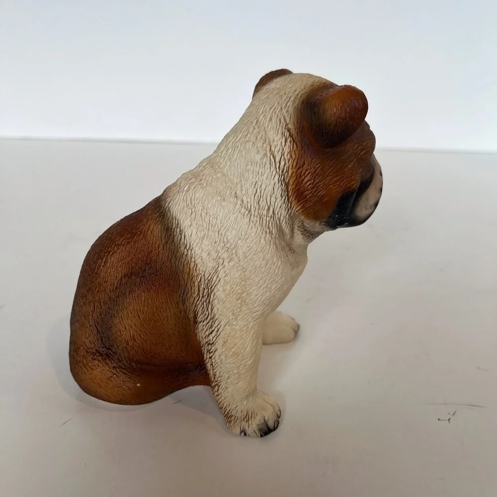 English Bulldog Puppy Hand-painted Figurine by House of Global Art
